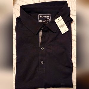 Express black polo shirt